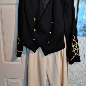 BICCI Vintage military style pants suit.